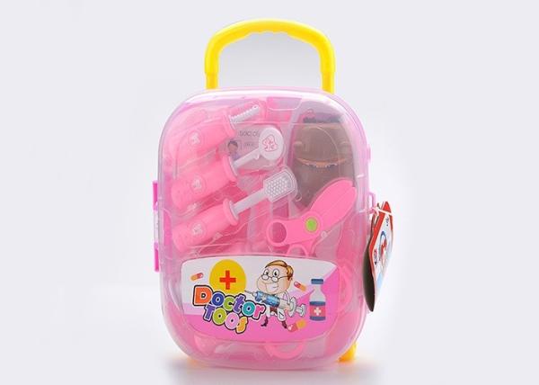 17 Pcs Kids Play Pet Dentist Toy Medical Case , Role Play Children's Doctor Bag