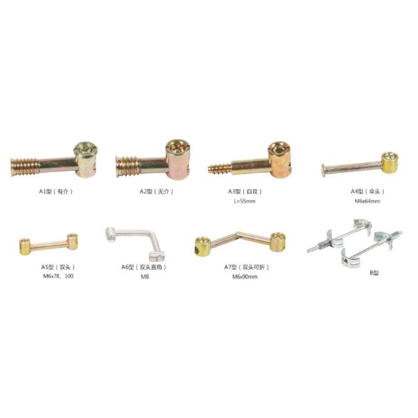 Steel Furniture Connector Bolts 10mm Galvanized Finish OEM/ODM Service