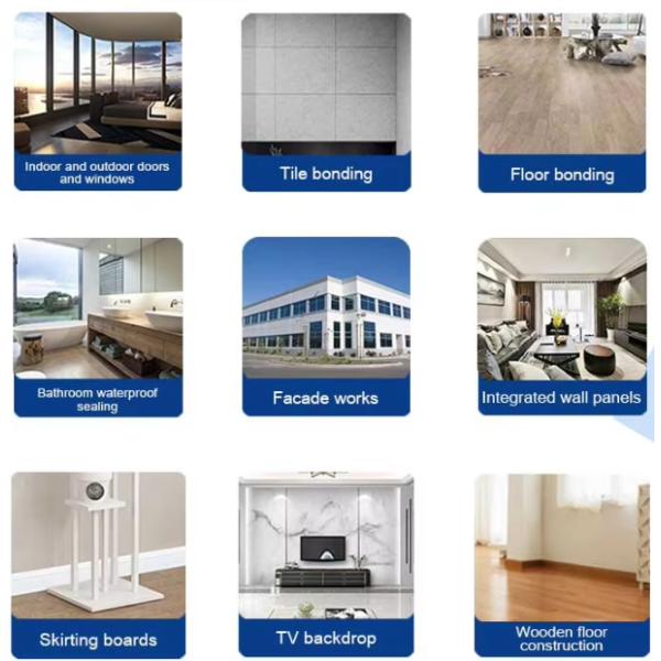 Cuenca de cocina impermeable Baño Rincón de llenado de sellador Ecológico