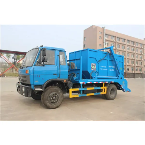 Right Hand Drive 8  ton Swing Arm Garbage Truck