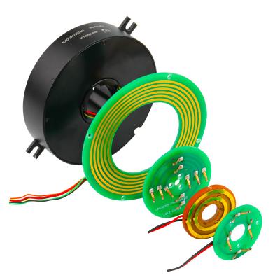 Custom Through Hole Size Pancake Slip Ring Alta velocidade de rotação