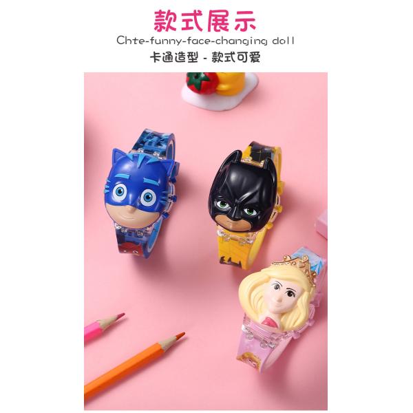 3d Music 24 Figure Creative Glow Anime Cartoon Watch Children With Clamshell