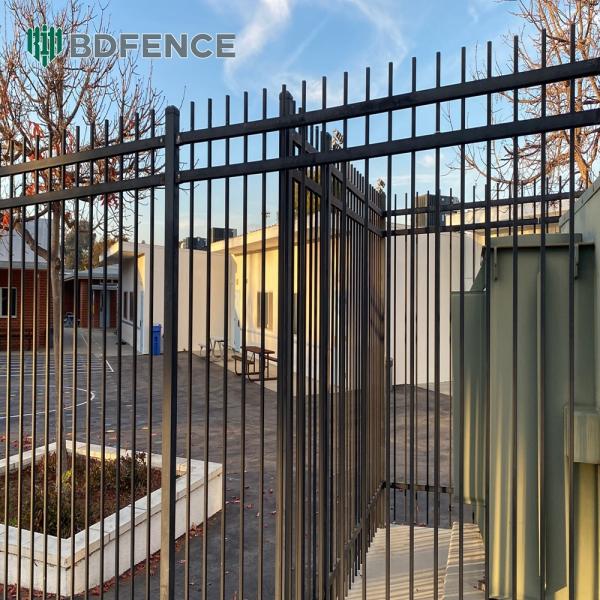 1.8m UV-Stabilized Tubular Security Fencing Sunbelt Approved