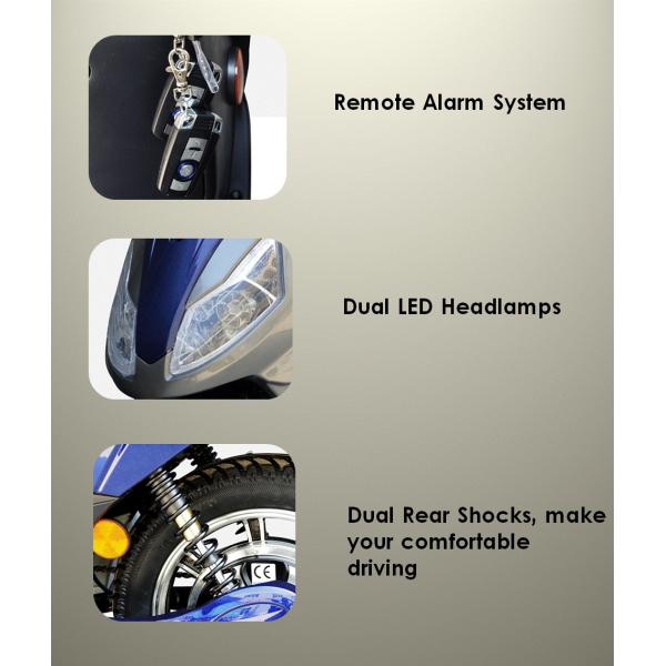 12 Inch Wheel Pedal Assisted Electric Scooter 35Km/H 48V 500W Motor
