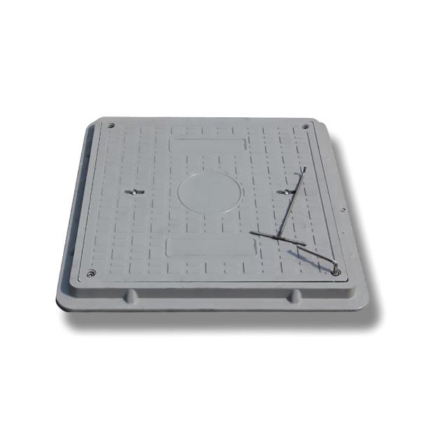 Slip Resistant Surface A15 B125 C250 Manhole Cover 500mm UV Stable For Extreme Weather