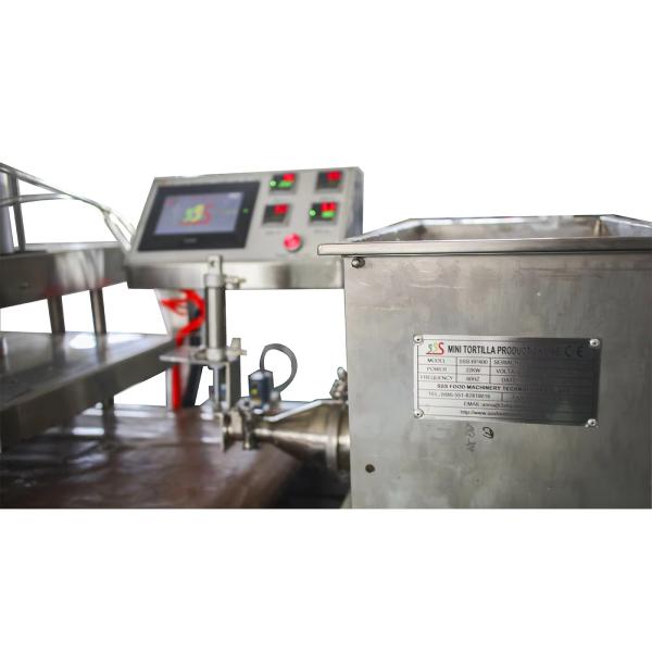 Máquina para fazer tortilhas totalmente automática com 1-4 cabeças de massa para SSS