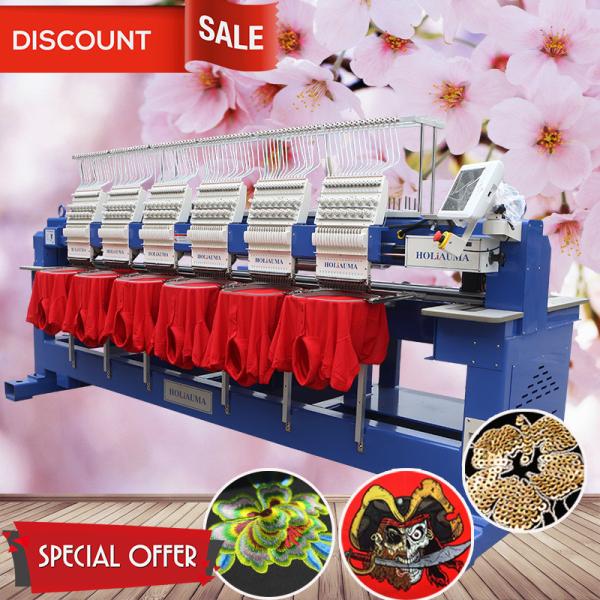 95% similar to tajima embroidery machine HO1506H 15 needles 400*450mm holiauma cap t-shirt flat 3d embroidery machine
