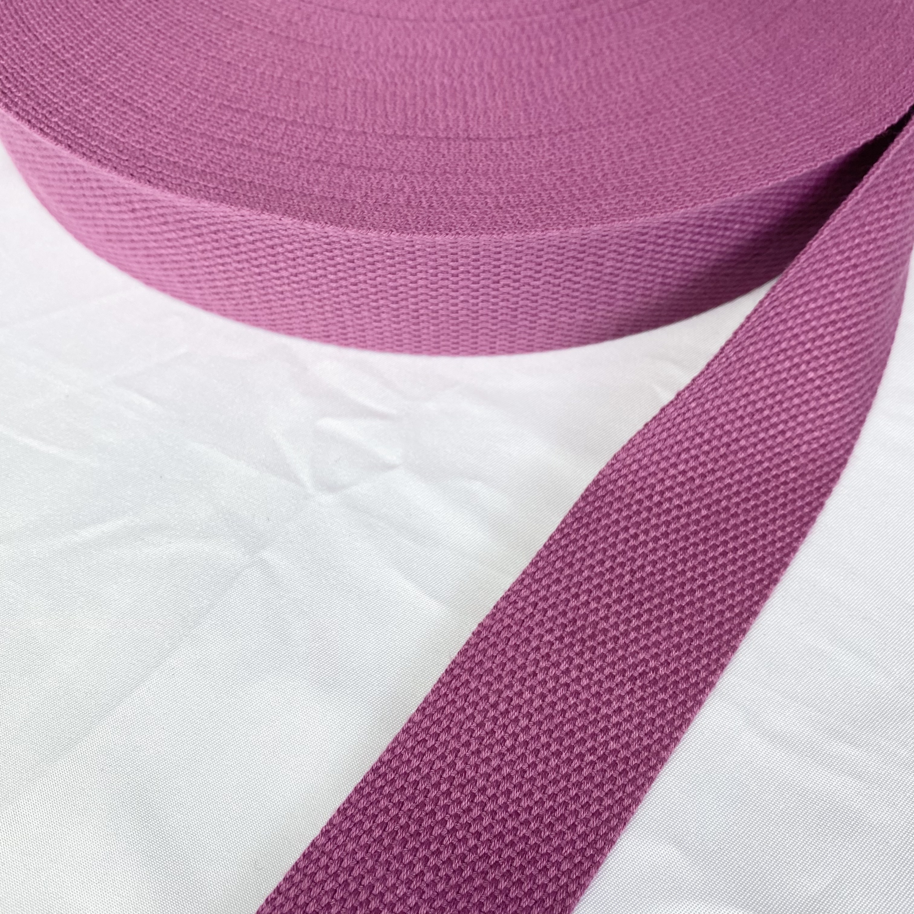 Soft bead Polyester-cotton webbing in a variety of colors Dupont Tote bag strap Textiles