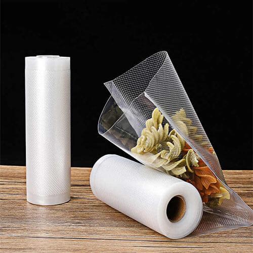 Food Packaging Vacuum Bag Rolls Film with Single Side Embossed