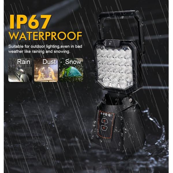 Outdoor Portable Magnetic Work Light Waterproof Magnetic Lights For Camping