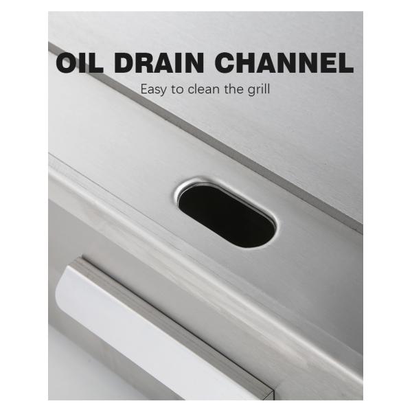 Промышленный кухонный приставка верхне-неприличный газовый гриль с индивидуальным логотипом приемлемо