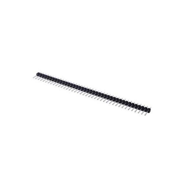 Pitch1.0 mm 1*40P header 180° connector Black Brass material