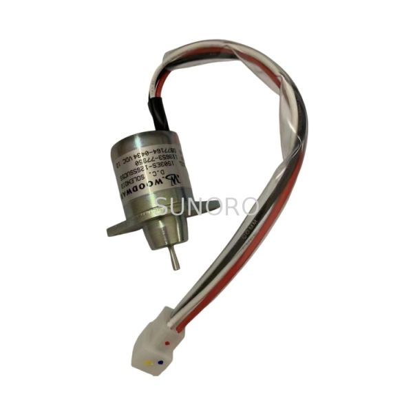12V / 24V Excavator Engine Fuel Shut Off Stop Solenoid Valve OEM 1503ES