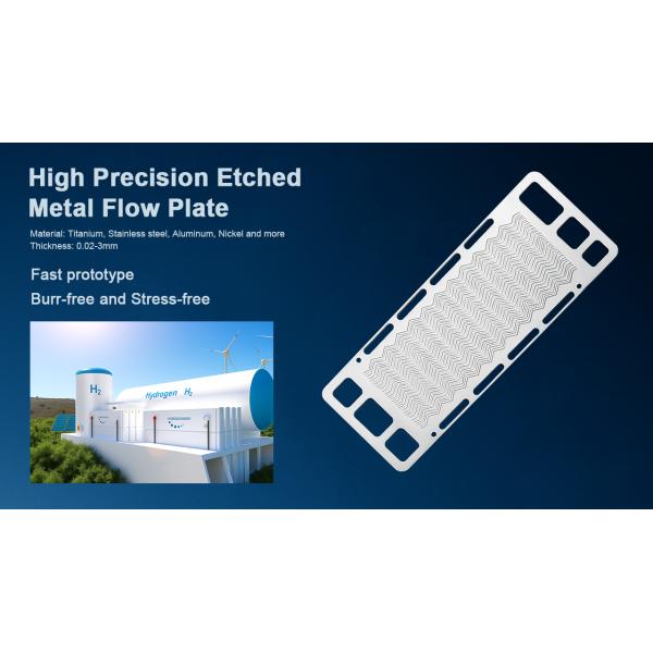 Metal Etching Micro Channel Bipolar Plate for Fuel Cell and Electrolyzers