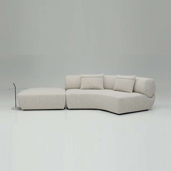 Hotel Luxury Modular Sofa Set pink Fabric Sofa Lazy Couch Modern Combination Sofa Set for Living Room