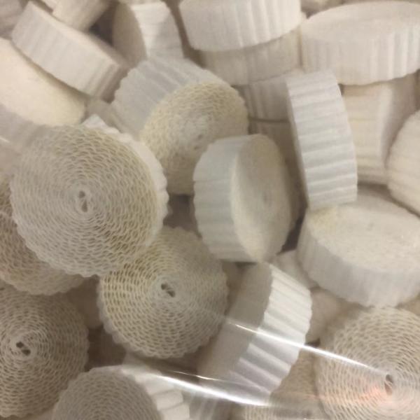 Circular Bacterial Viral Filter Paper With 15bar Max Pressure Drop 30l/min Flow Rate