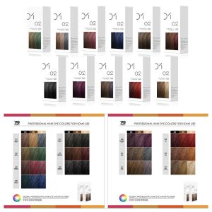 Purestyle Dyeing Home Hair Dye Cream Kit Ammonia Free With Preoxide Cream OEM