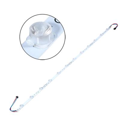 Tira 12W 24W do módulo da barra dura da luz do diodo emissor de luz do Lit da borda do RGB para suportes de exposições da feira profissional da exibição