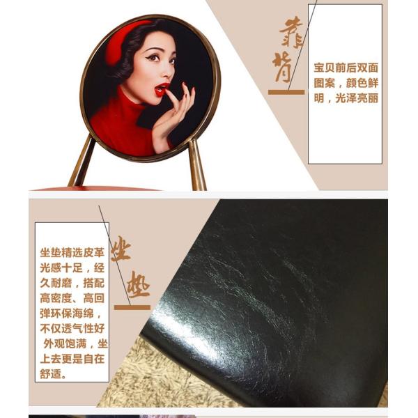 Stacking Modern Metal Dining Chairs / Fabric Restaurant Chairs For Banquet