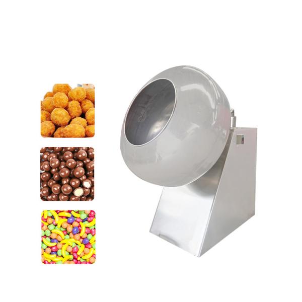 High quality thermal spray coat machine/stainless steel sugar chocolate candy nuts pill automatic coating pan machine