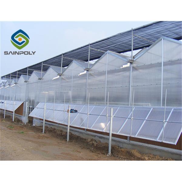Polycarbonate PC Sheet Greenhouse With Irrigation Equipment