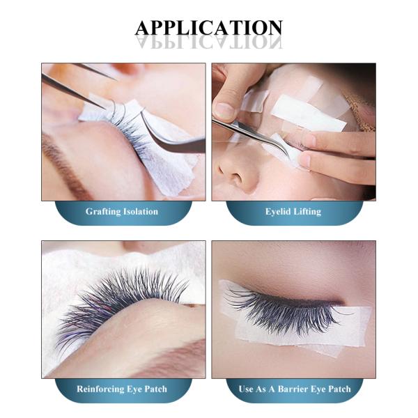 Не сплетенные аксессуары ленты ресниц чувствительной кожи ленты расширения ресниц слипчивые медицинские