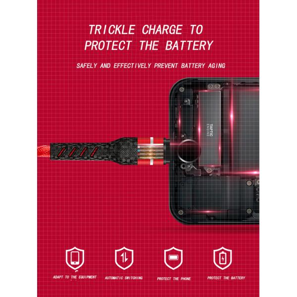 3 в 1 данном по USB 5V 3A быстром поручая привяжите OEM 1.2m для IPhone