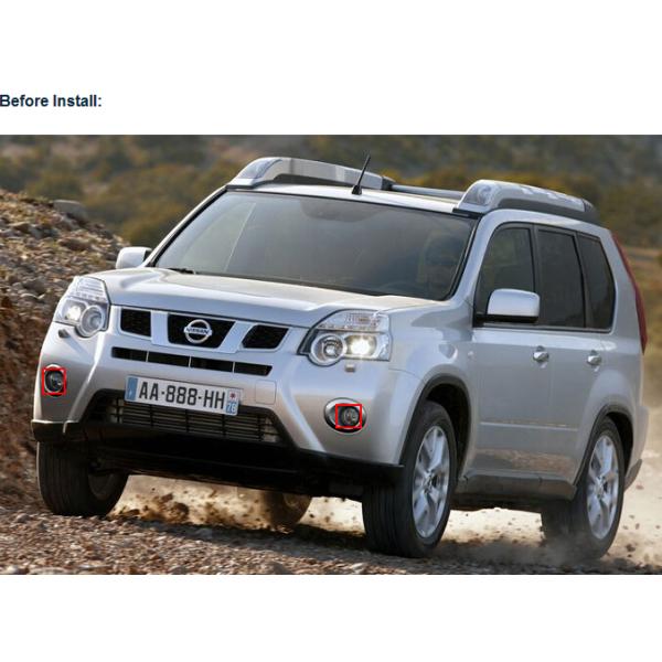 Nissan X-Trail car front fog LED lights DRL daytime driving light market