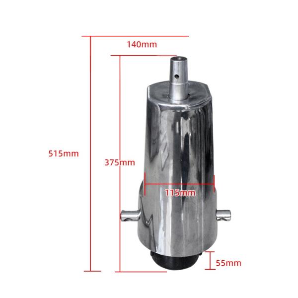 300N Chrome Plated Cast Iron Barber Chair Oil Pump Barber Chair Base