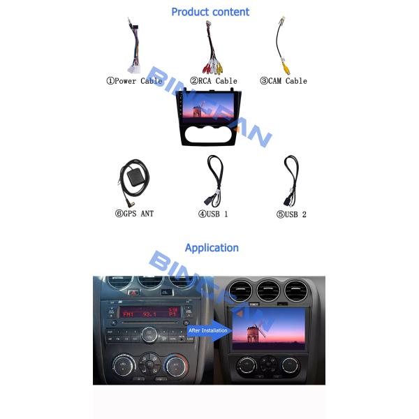 Авторадио зеркальное соединение Автомобильное радио HD сенсорный экран Автомобильный стерео BT Автомобильный Mp5 плеер Nissan Teana ALTIMA (AT) Авто AC