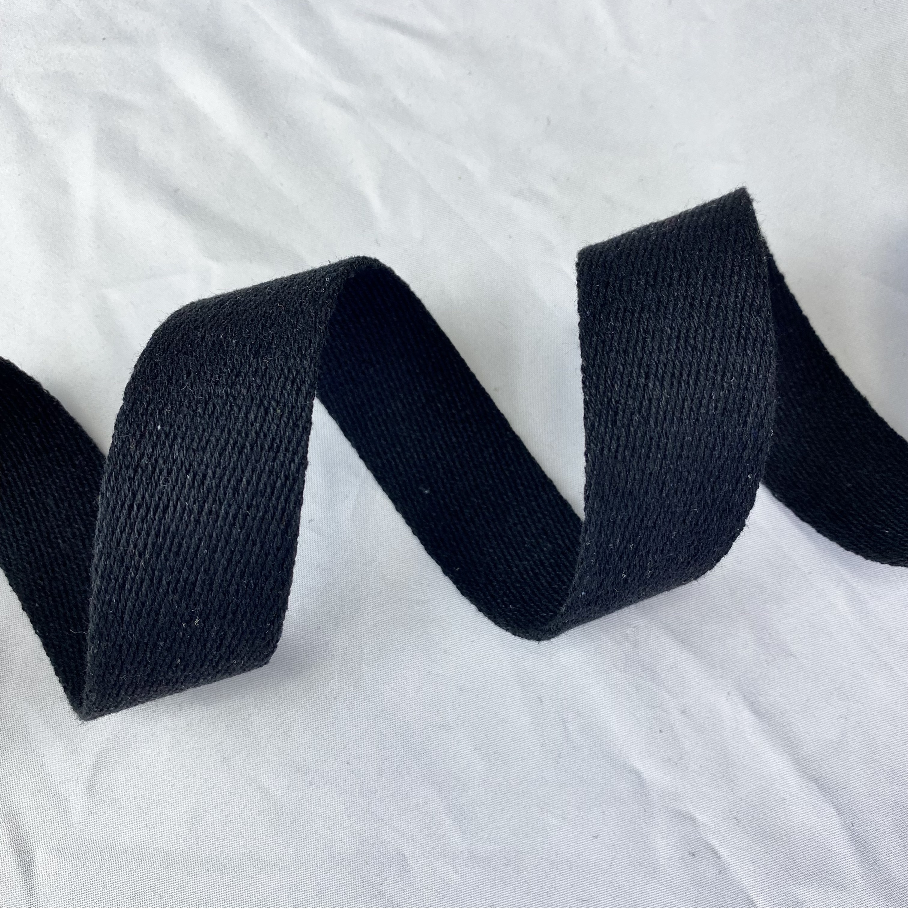 Thickened polyester-cotton webbing Various colors Backpack strap Belt Handbag strap