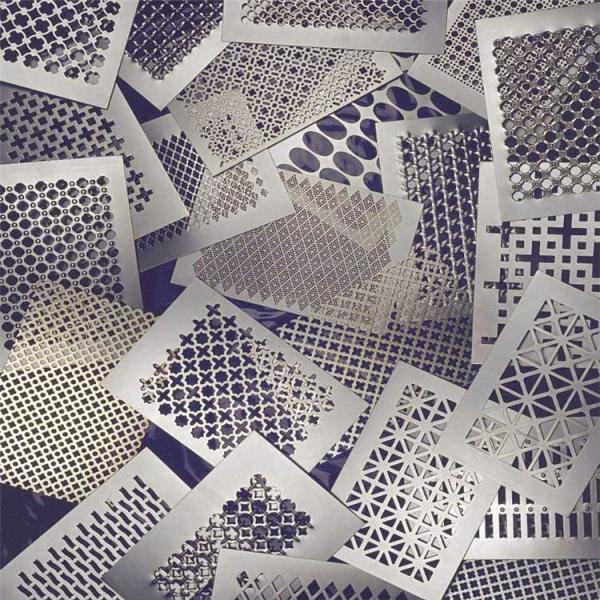 Square Edge Perforated Metal Panel 0.4mm-3mm PVDF Custom Perforated Aluminum Sheet