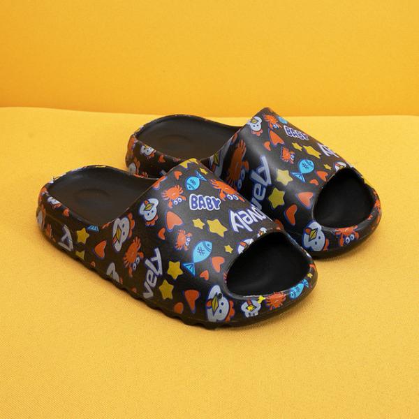 Happy Summer Cartoon Elmo Yezzy EVA Slides Slipper Women Beach Sandal