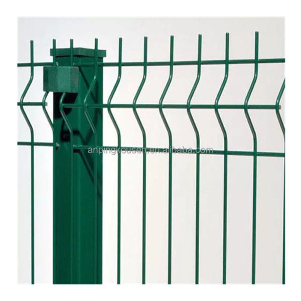Outdoor Garden Metal 3D Fencing Welded Wire Mesh 3D Fence with Low Carbon Steel Wire