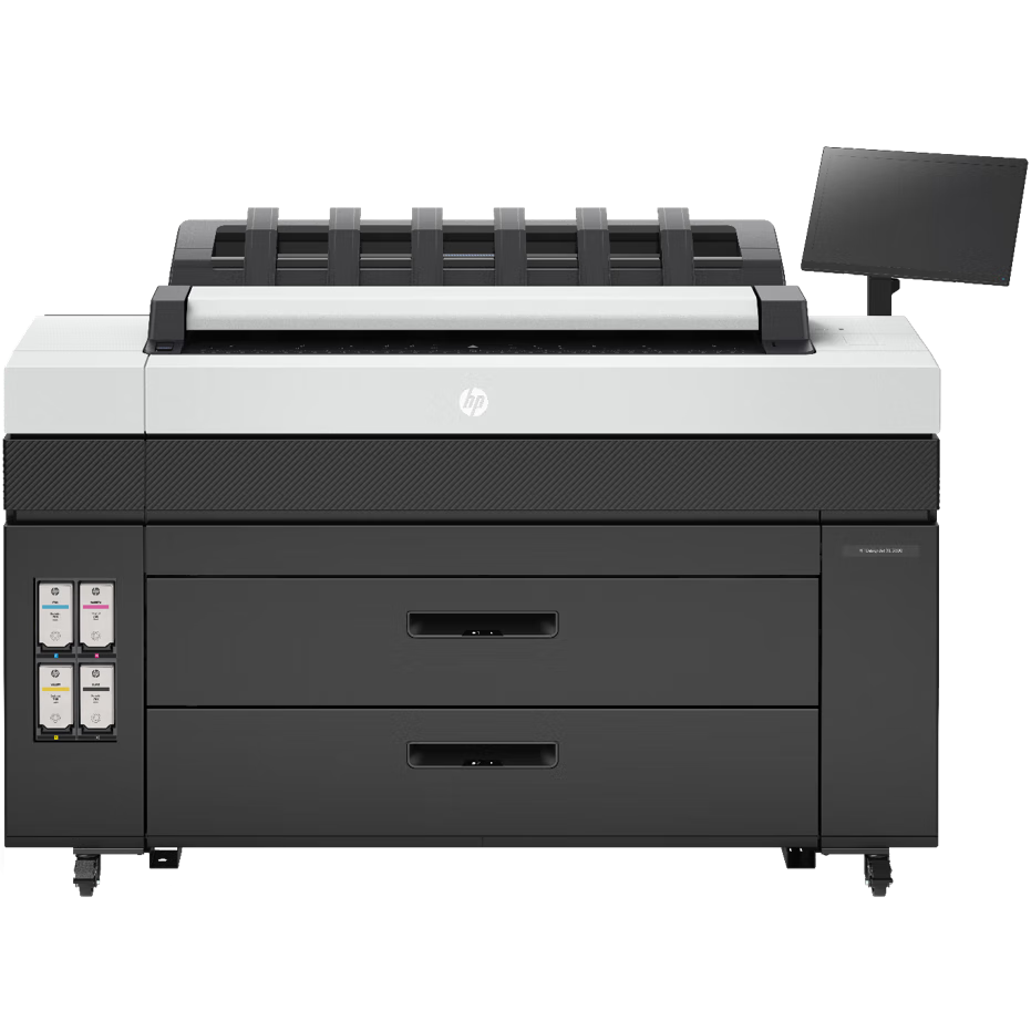 HP DesignJet XL 3800 A0 High-Speed 36-Inch Production Printer with Scanner Multifunctional Graph Plotter 99M Cutting Length