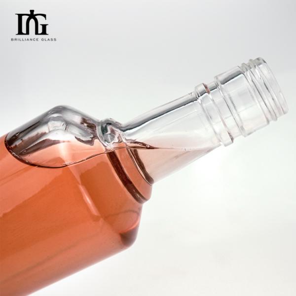 Glass Bottle for Liquor 500ml Super Flint Alcohol Whisky Vodka Brandy Custom Empty Spirits