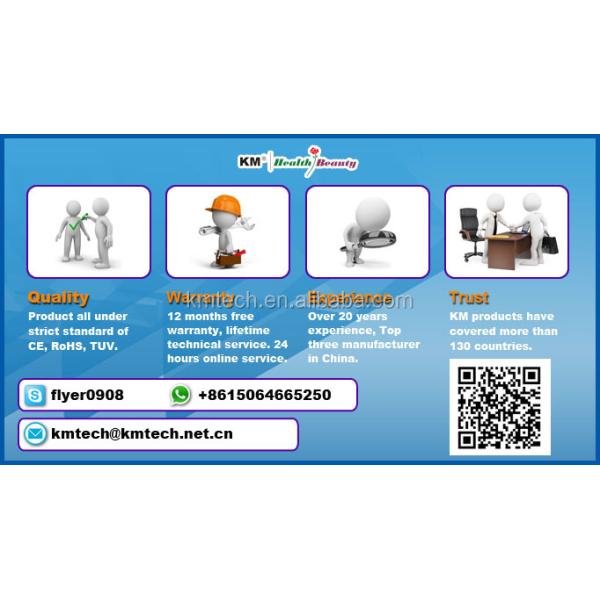 Commercial Weifang KM Médical CE 755nm/1064nm/808nm Diode Laser machine à éliminer les poils