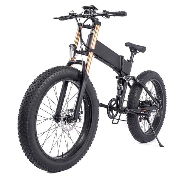1000 Watt 48V 14AH Fat Tire Electric Mountain Bike For Woman 60km/H