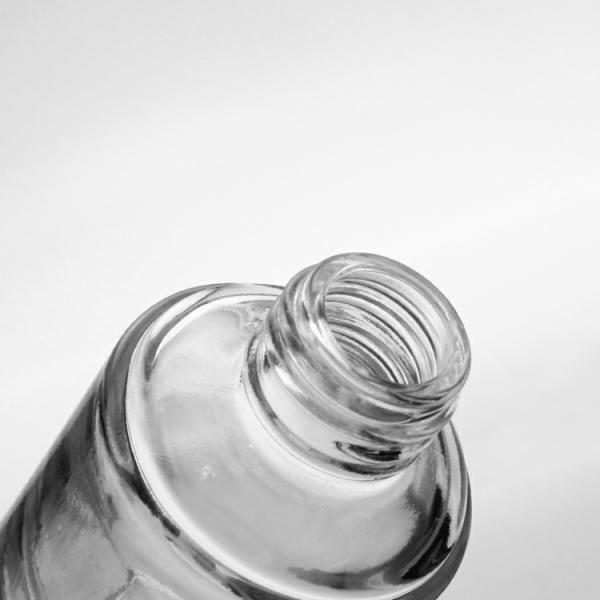 Clear Empty Glass Pump Bottle 30ml Liquid Foundation with Pump