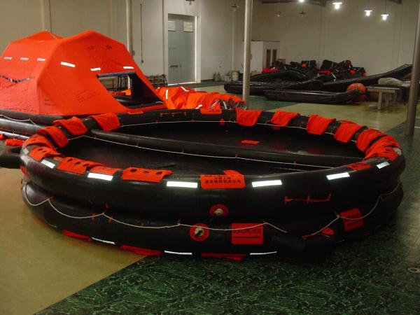 20 person cheap Both Sides Of A Canopied Reversible self inflating life raft