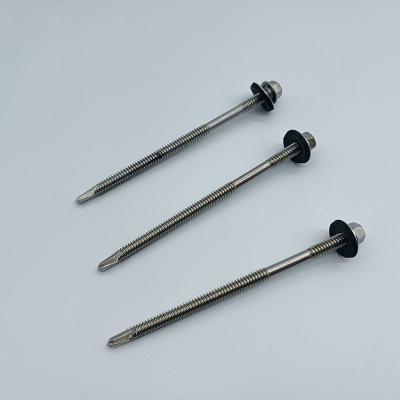 Double Thread Self Drilling With EPDM Crest Fixing Fasteners ISO DIN15480