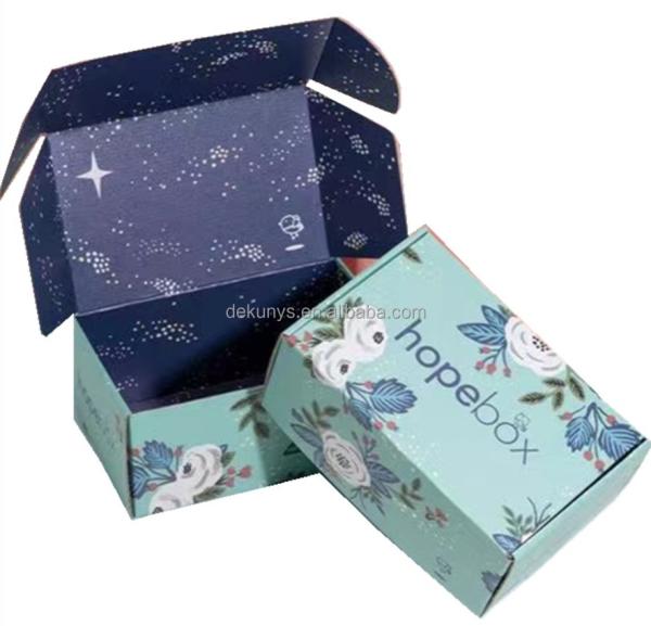 Colorful Foldable Corrugated Cardboard Paper Stickers Boxes for Stickers in Packaging