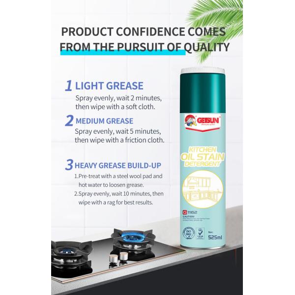 ODM limpieza de cocina detergente de aceite de mancha estufa limpiador de grasa a granel