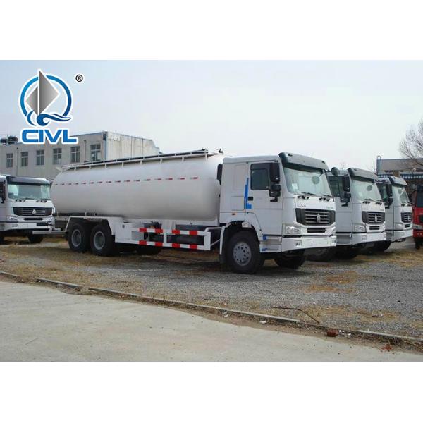 8x4 30CBM Dry Bulk Cement Powder Tank Liquid Tanker Truck Manual Transmission