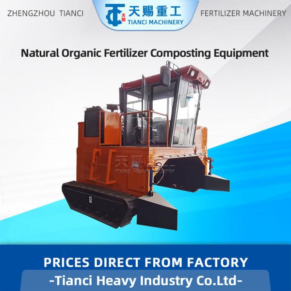 Natural Organic Fertilizer Composting Solutions: Groove Type Compost Turner,  Windrow Turner & Fermentation Tank_China