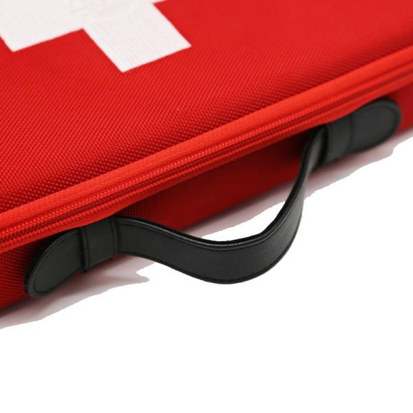 EVA First Aid Case vermelha com logotipo levando do punho e do bordado do plutônio