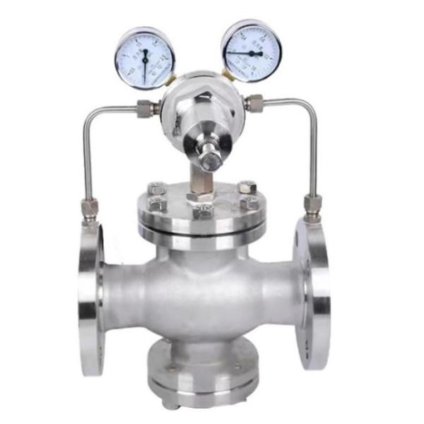 Stainless Steel WCB Gas Pilot Piston Type Valve , Pressure Reducing Relief Valve