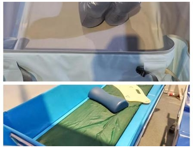 Antibacterial PVC Coated Fabric , Easy To Disinfect & Tear - Proof For Medical Protective Sleeves