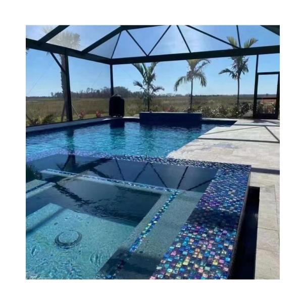 Swimming Pool and Bathroom Porcelain Mosaic 300*300*8mm for Decoration or Room Occasion