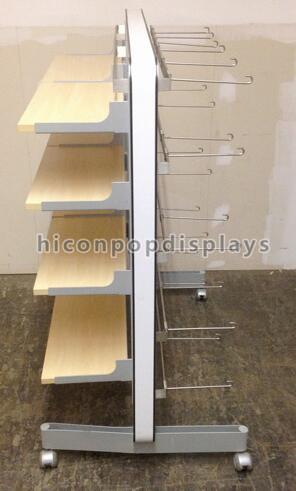Store Retail Gondola Shelving Clothing Retail Merchandise Displays Double Sided